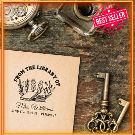 Uit de bibliotheek van | Wild Flowers Docentenboek Zelfinktende Stempel