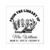 Uit de bibliotheek van | Wild Flowers Docentenboek Zelfinktende Stempel (Design)