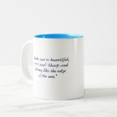 Uit de blauwe mok (Voorkant links)