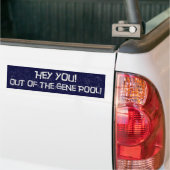 Uit de Bumpersticker Gene Pool (Op Truck)