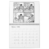 Uit de Cartoon van de Leash Dog 2 - Agenda Kalender (Feb 2026)