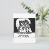 Uit de cel briefkaart (Staand voorkant)