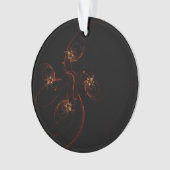Uit de donkere Abstracte Art Acrylcirkel Ornament (voorkant)