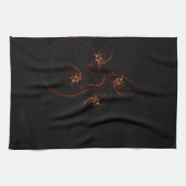 Uit de donkere Abstracte Art Kitchen Towel Theedoek (Horizontaal)