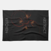 Uit de donkere Abstracte Art Kitchen Towel Theedoek (Horizontaal)