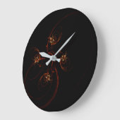 Uit de donkere Abstracte Art Round Grote Klok (Hoek)