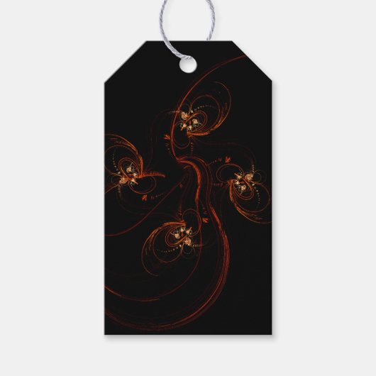 Uit de donkere Abstracte kunst Cadeaulabel (Voorkant)