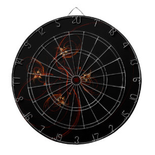 Uit de donkere Abstracte kunst Dartbord