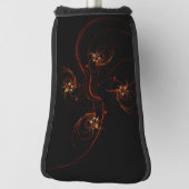 Uit de donkere Abstracte kunst Golfheadcover (Draai 90)