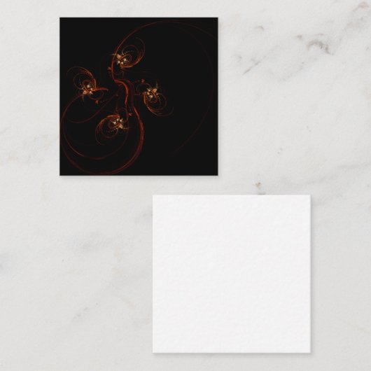 Uit de donkere Abstracte kunst Informatiekaartje (Voorkant / Achterkant)