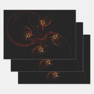 Uit de donkere Abstracte kunst Inpakpapier Vel