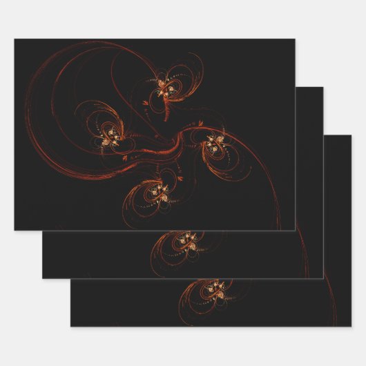 Uit de donkere Abstracte kunst Inpakpapier Vel (Set)