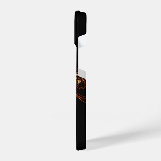 Uit de donkere Abstracte kunst iPhone Hoesje (Linkerkant)