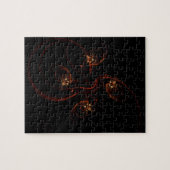 Uit de donkere Abstracte kunst Legpuzzel (Horizontaal)