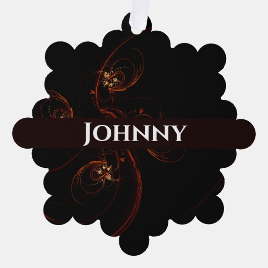 Uit de donkere Abstracte kunst Ornament Kaart (Voorkant)