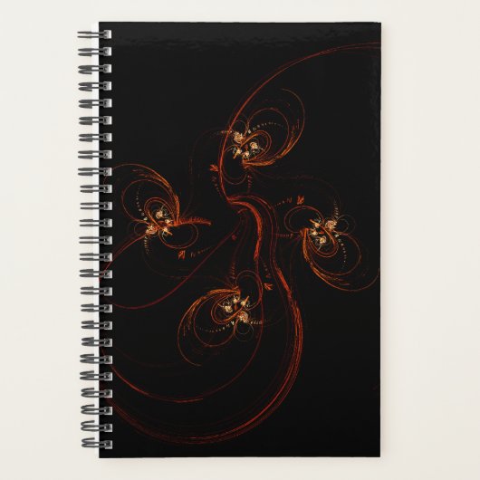 Uit de donkere Abstracte kunst Planner (Voorkant)