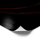 Uit de donkere Abstracte kunst Poster (Hoek)