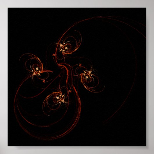 Uit de donkere Abstracte kunst Poster (Voorkant)