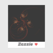 Uit de donkere Abstracte kunst Sticker (Vel)