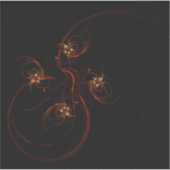 Uit de donkere Abstracte kunst Sticker (Voorkant)