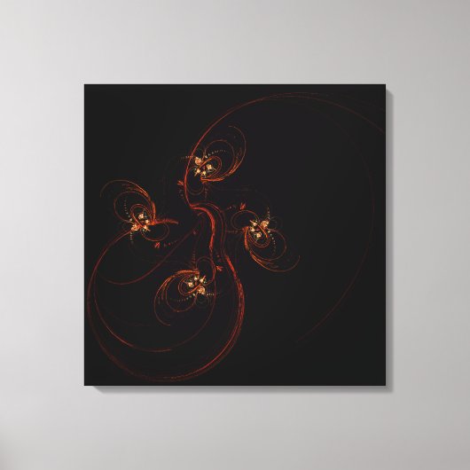 Uit de donkere Abstracte kunstschilderafdrukken Canvas Afdruk (Voorkant)