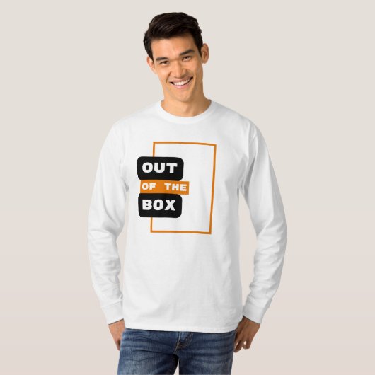 uit de doos T-Shirt (Voorkant volledig)