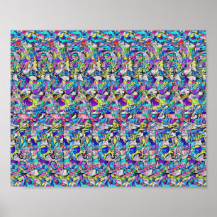 Uit de doosIdee - Verborgen 3D druk Poster