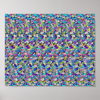 Uit de doosIdee - Verborgen 3D druk Poster