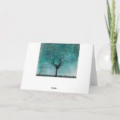 Uit de duisternis kwam een magisch wonder bedankkaart (Achterkant)