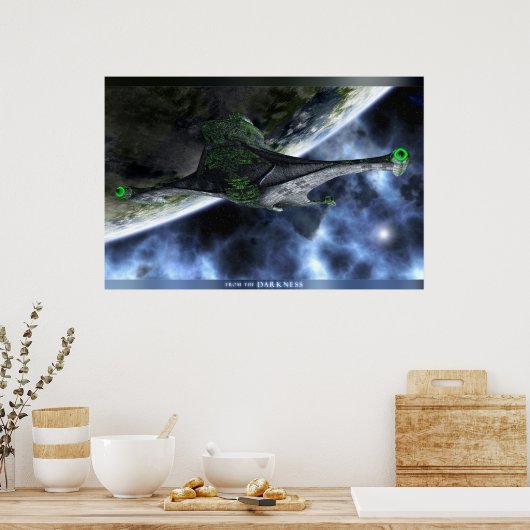 Uit de duisternis poster (Keuken)