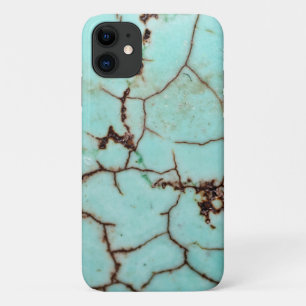 Uit de Gemstone-reeks - Turquoise Cracked Case-Mate iPhone Case