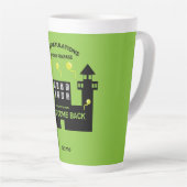 Uit de gevangenis vrijgelaten cadeau latte mok (Rechterhoek)