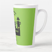 Uit de gevangenis vrijgelaten cadeau latte mok (Rechts)