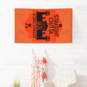 Uit de gevangenis vrijgelaten cadeau spandoek (Insitu)