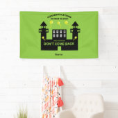 Uit de gevangenis vrijgelaten cadeau spandoek (Insitu)