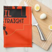 Uit de gevangenis vrijgelaten cadeau theedoek (Quarter Fold)