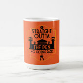 Uit de gevangenis vrijgeven geschenk tweekleurige  koffiemok (Center)