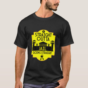 Uit de gevangenis vrijgeven geschenk tweekleurige t-shirt