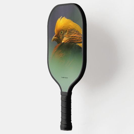 Uit de Groenen komt: Golden Pheasant Pickleball Paddle (Links)