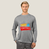 Uit de hand gelopen – Vet statement ontwerp met ty Tri-Blend Shirt (Voorkant)