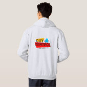 Uit de hand gelopen – Vet statement typografie ont Hoodie (Achterkant volledig)