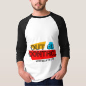 Uit de hand gelopen – Vet statement typografie ont T-shirt (Voorkant)