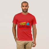 Uit de hand gelopen – Vet statement typografie ont T-shirt (Voorkant volledig)