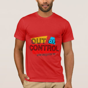 Uit de hand gelopen – Vet statement typografie ont T-shirt