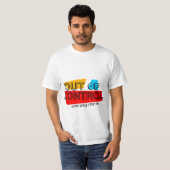 Uit de hand gelopen – Vet statement typografie ont T-shirt (Voorkant volledig)