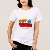 Uit de hand gelopen – Vet typografie Statement Des Tri-Blend Shirt (Voorkant)