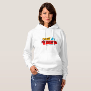 Uit de hand – ontwerp met vette typografie hoodie