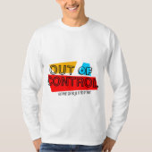 Uit de hand – ontwerp met vette typografie t-shirt (Voorkant)