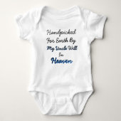 Uit de hemel van mijn ..... Baby Romper (Voorkant)