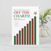 Uit de hitlijsten Holiday Corporate Custom Feestdagenkaart (Staand voorkant)